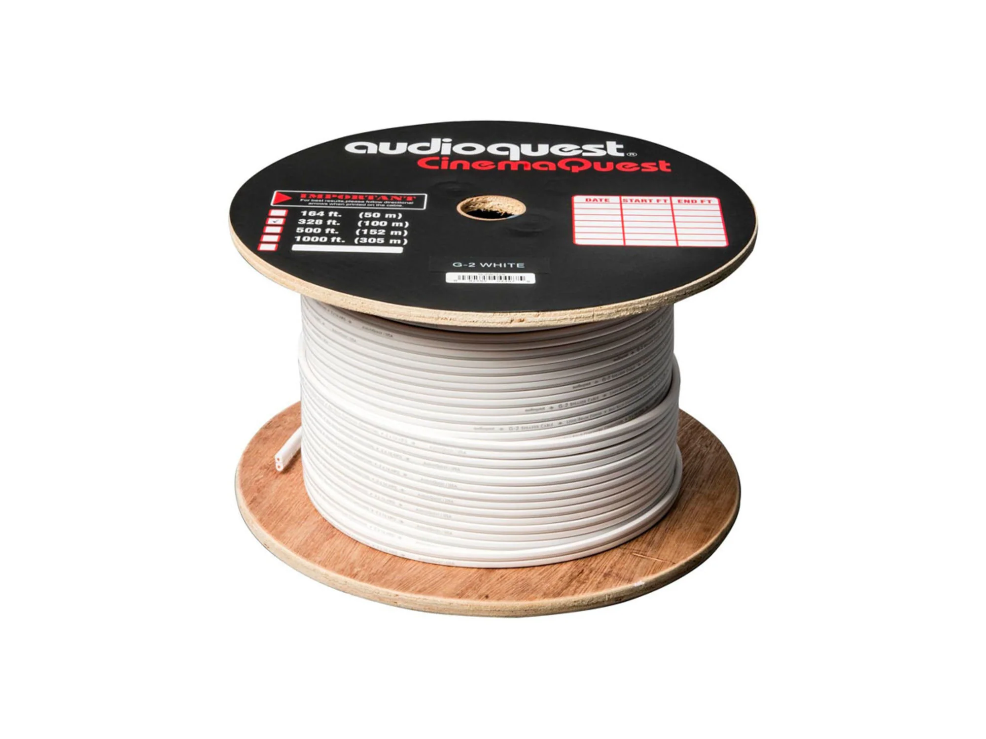 AUDIOQUEST G2 Blanc (au mètre) - Image 2