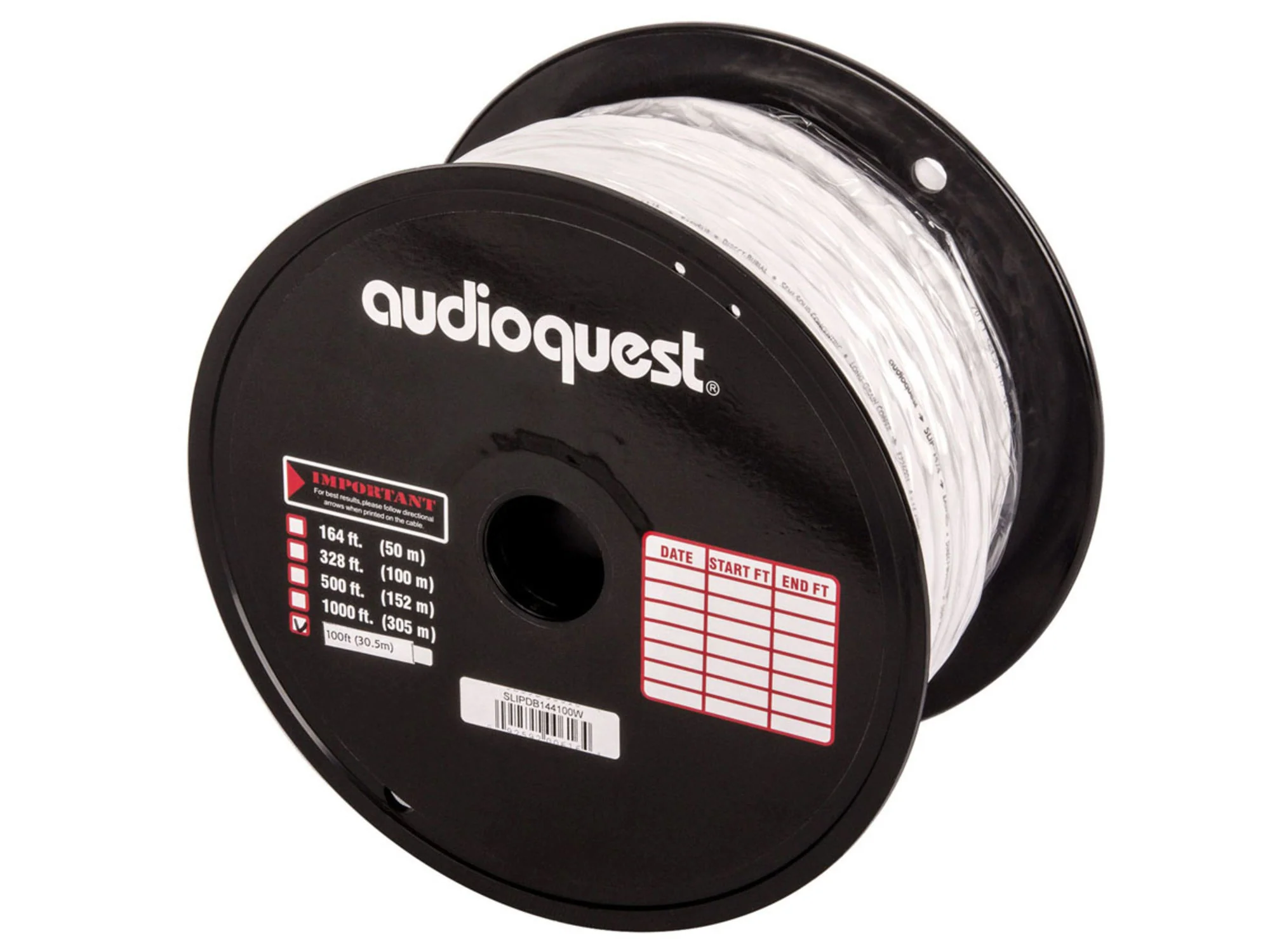AUDIOQUEST SLIP-DB 14/4 Blanc (Au mètre) - Image 2