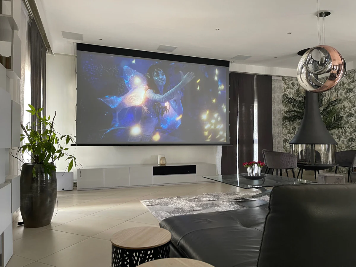 AV Concept Products CeilingScreen Tensioned X (BlackDrop 40cm) - Infinity+ (Sortie de toile à l'arrière) - Image 6
