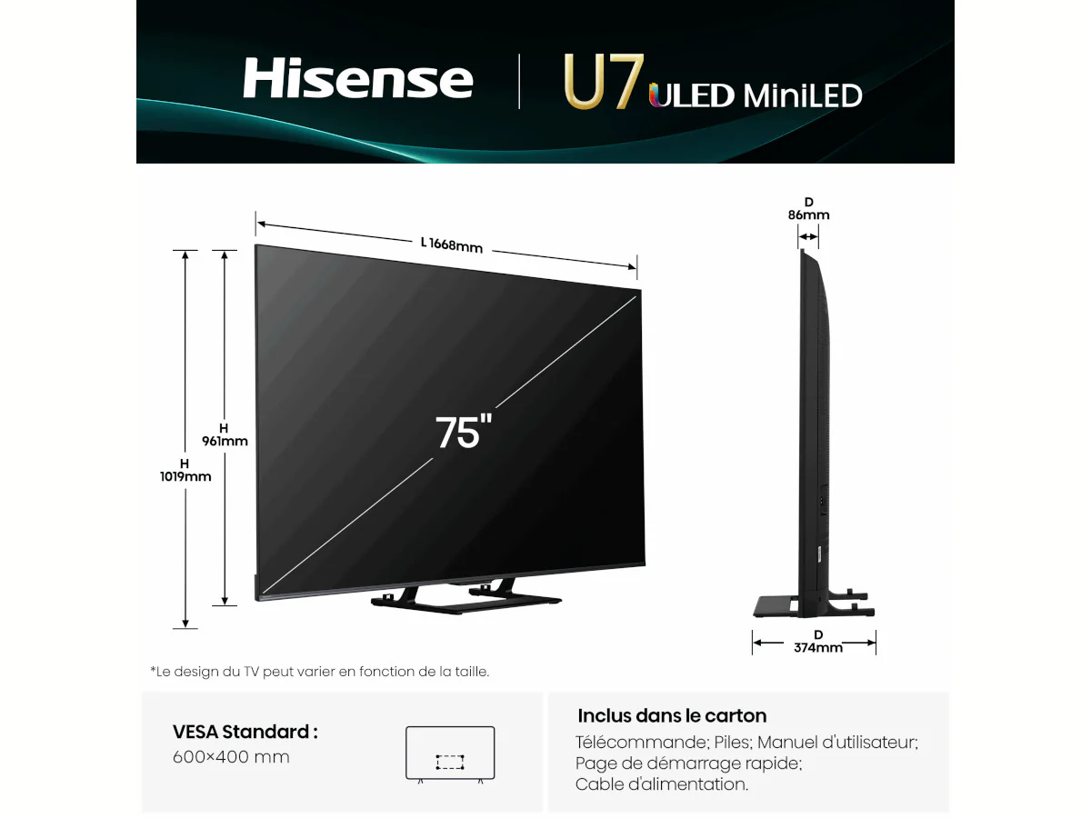 HISENSE 75U7Q PRO - Image 4