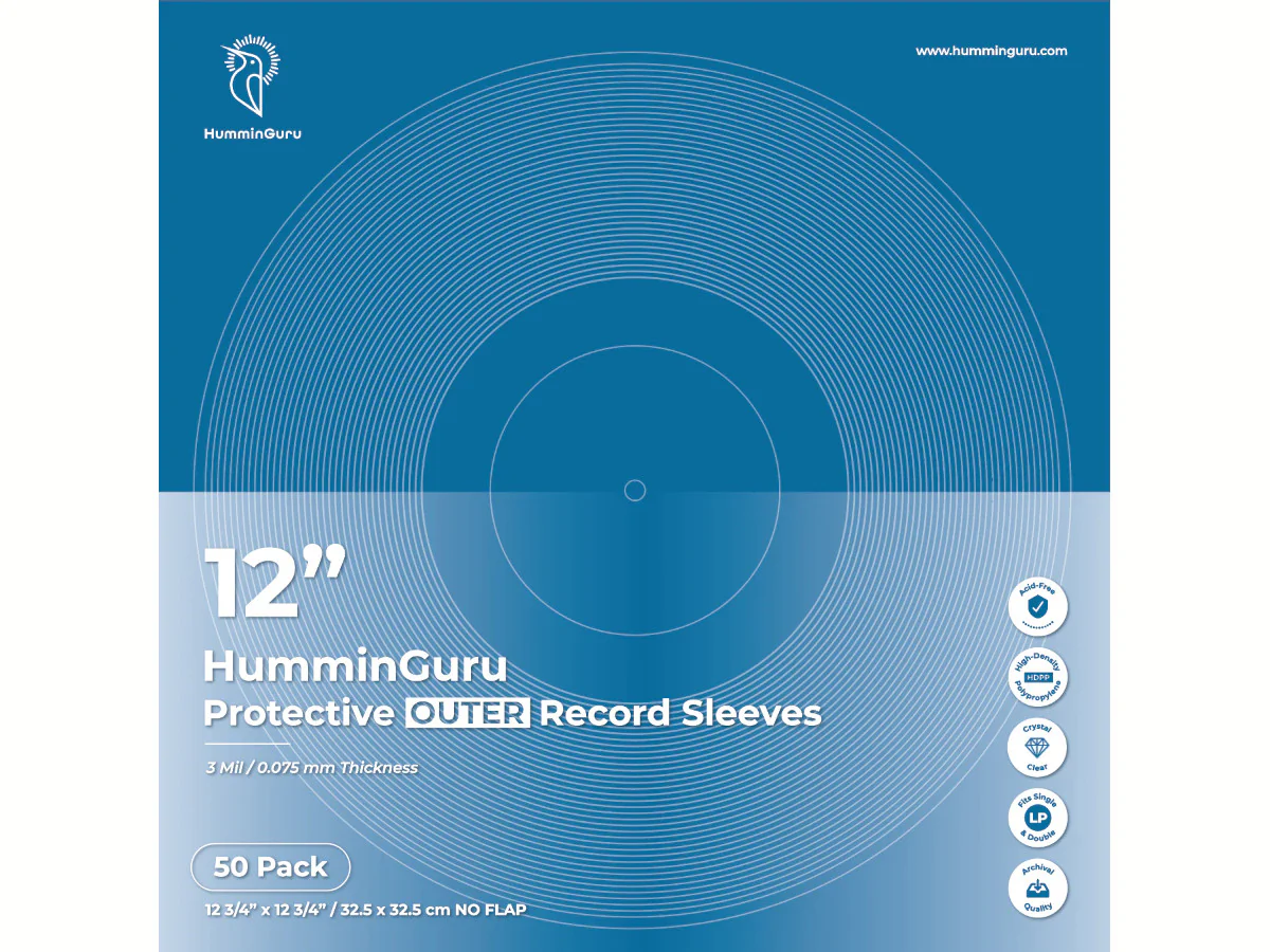 HUMMINGURU Pochettes extérieures x 50 (POUR DISQUES 12") - Image 3