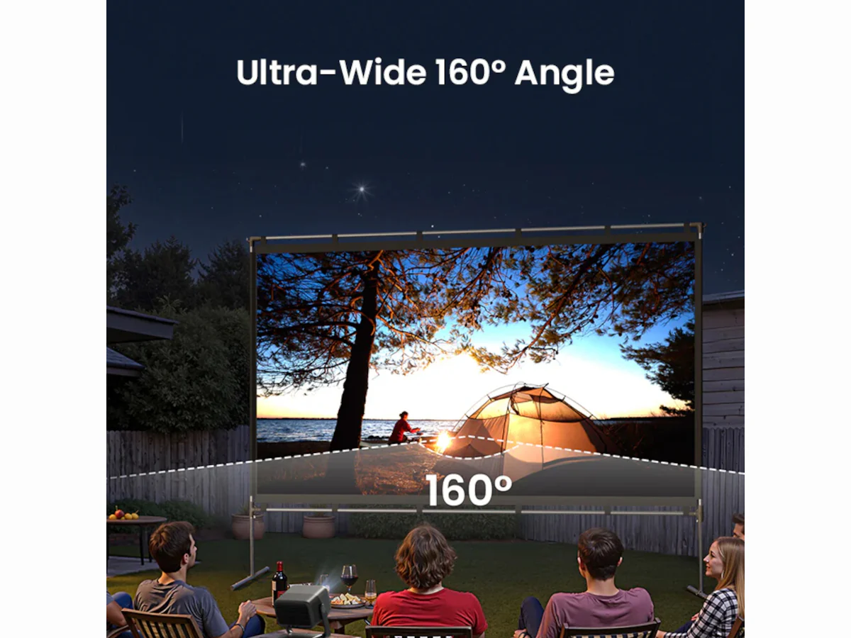 JMGO Écran portable pour projecteur 100″ - Image 4