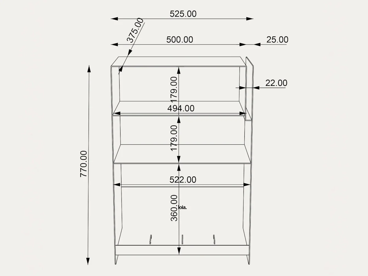 LOIA La Console Vinyles Acier - Image 9