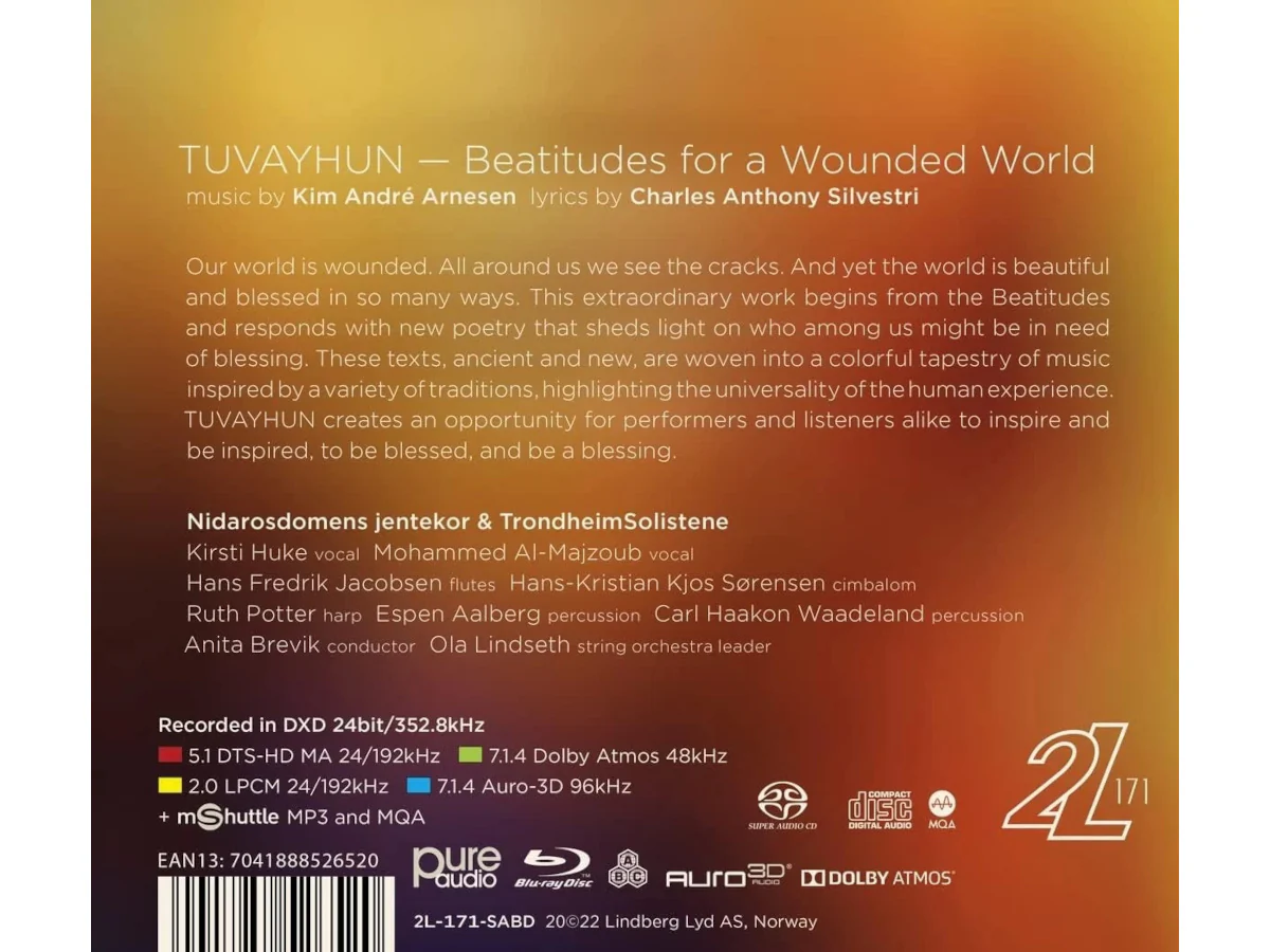NIDAROSDOMENS JENTEKOR - TUVAYHUN - BLU-RAY AUDIO - Image 2