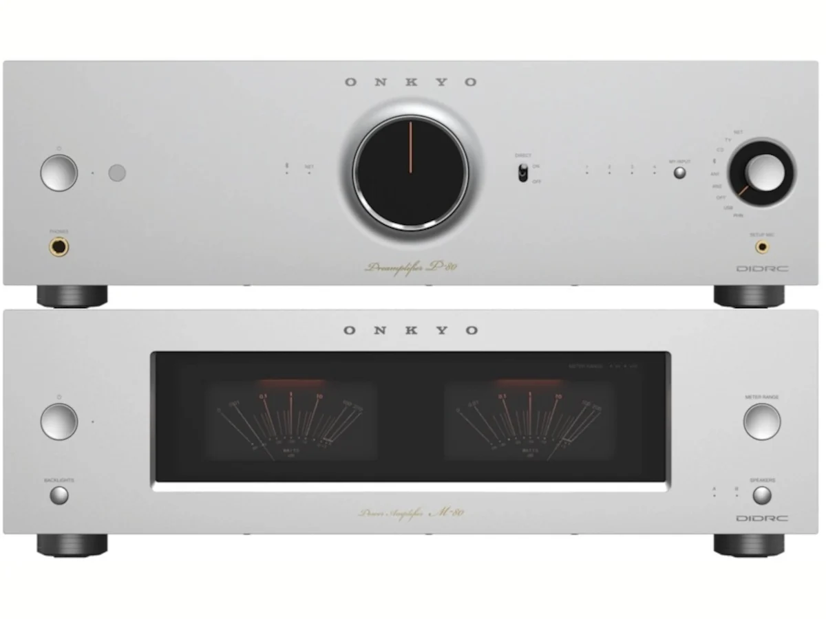 ONKYO ICON P-80 + ICON M-80 Silver