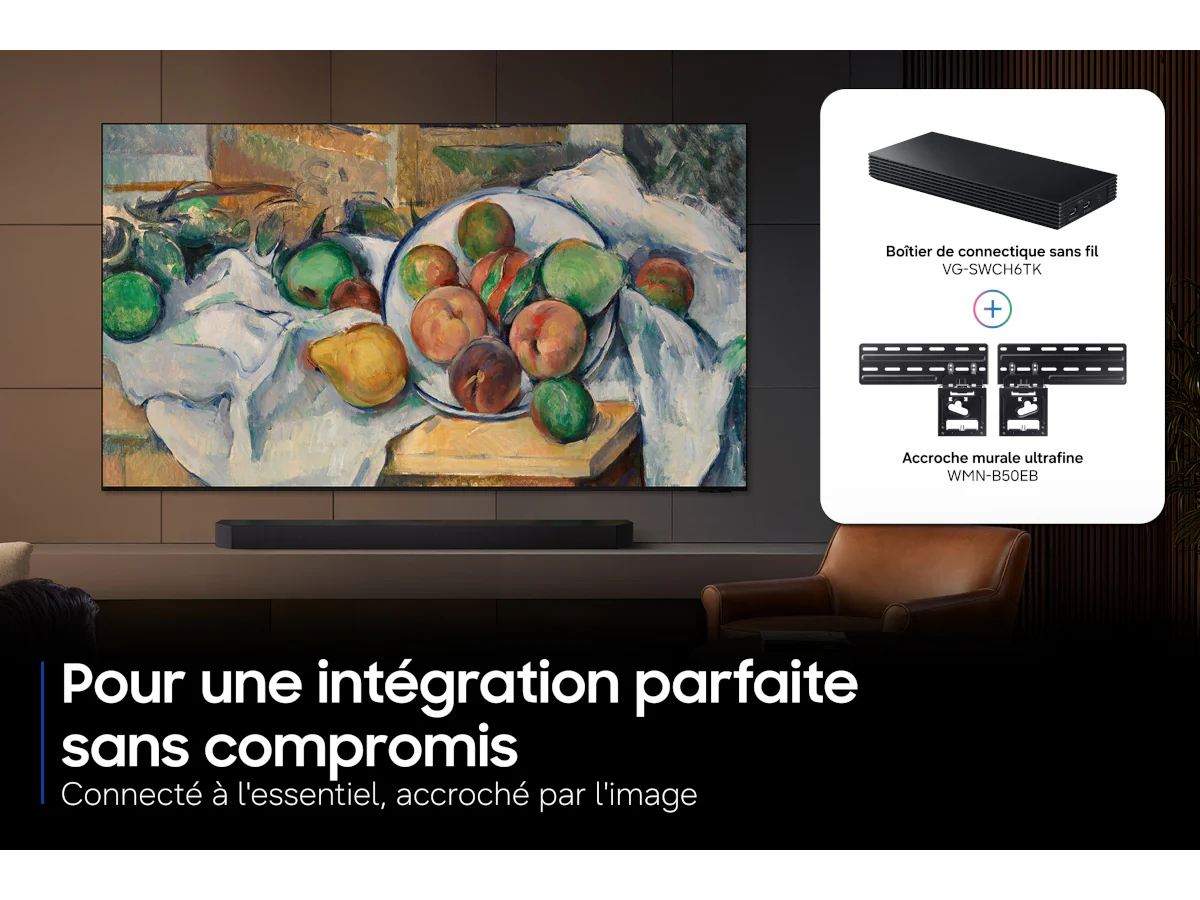 SAMSUNG TMR85R95H + BOITIER SANS FIL + FIXATION MURALE - Image 2