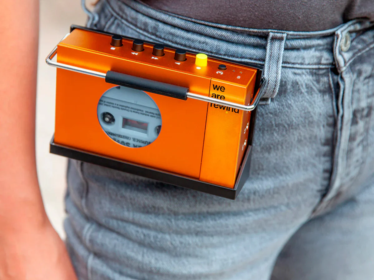 WE ARE REWIND Clip Ceinture Lecteur cassette - Image 4